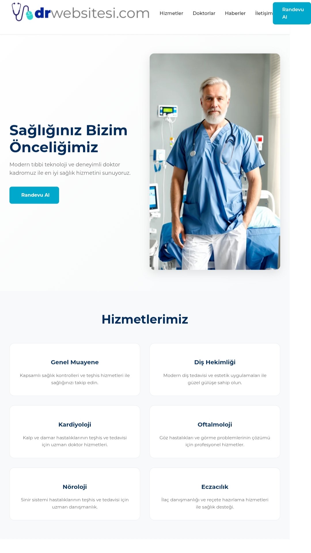 Klinik Web Sitesi